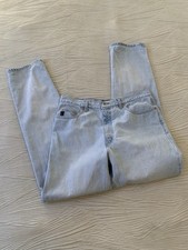 Vintage Guess Light Wash High Rise Straight Fit Jeans, size 34x32 33x32.5 