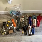 Vintage Mixed Lot Of GI JOE And Other Action Dolls With Accessories
