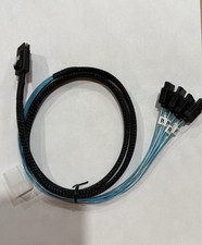 MiniSAS SFF-8087 to 4 7-Pin SATA 3.0 1Meter 3 feet 