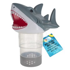 U.S. Pool Supply Open Jaws Shark Floating Pool Chlorine Dispenser Hold 3" Tablet
