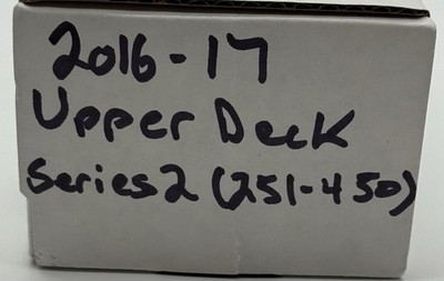 2016-17 Upper Deck Hockey Set Series 2 (251-450)
