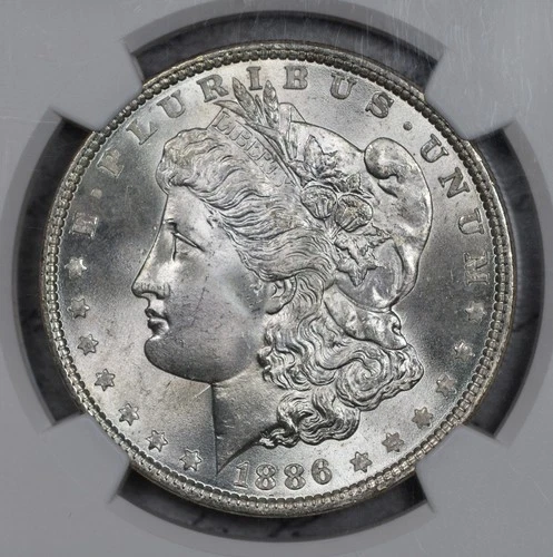 1886-P Morgan Dollar NGC MS65+ Plus Graded Gem!