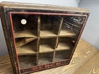 Vintage Burch Metal Glass Parts Display Cabinet Hardware Bin Organizer — photo 6
