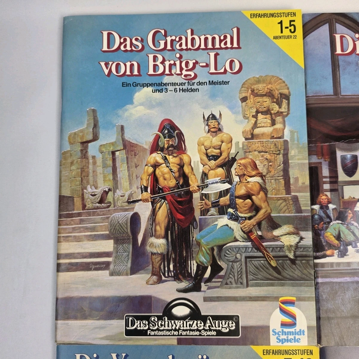 DSA Das Schwarze Auge Abenteuer Basis-Spiel Vollständig + 4 Spezial Abenteuer 