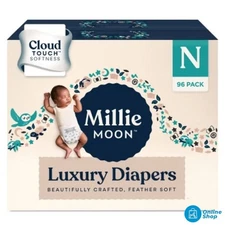 Millie Moon Luxury Disposable Diapers - (Select Size and Count)