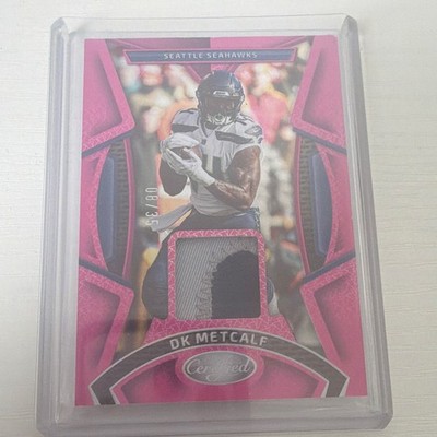 Panini 2023 Certified Materials Mirror Pink Etch DK Metcalf #MMPE-21 /35
