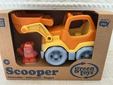 Green Toys Scooper Construction Truck Vehicle Bear Driver Made IN USA
