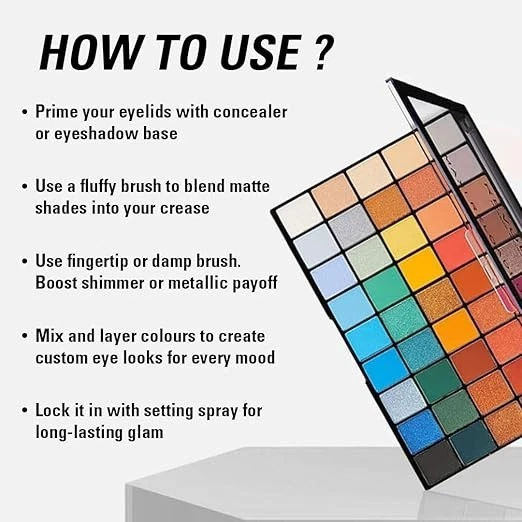 Makeup Revolution | Maxi Reloaded Eyeshadow Palette Big Shot | 45 Eyeshadow Shad - Image 2 of 4