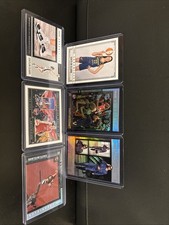 Caitlin Clark Chronicled 6 Card Lot 2025 Panini Refractor and Base Indiana Fever