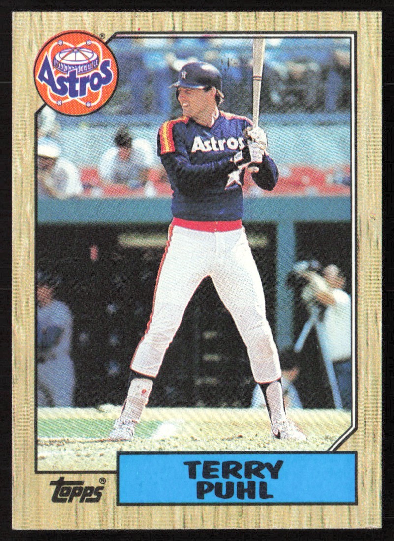 1987 Topps Terry Puhl Houston Astros #693