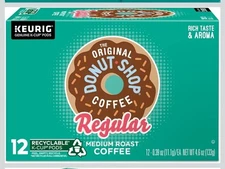The Original Donut Shop Regular Medium Roast K-Cup Pods 12 K-cup Pods