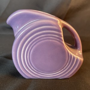 Fiesta Lilac Mini Disc Pitcher Jug ~ Ceramic Retired HTF Color Fiestaware