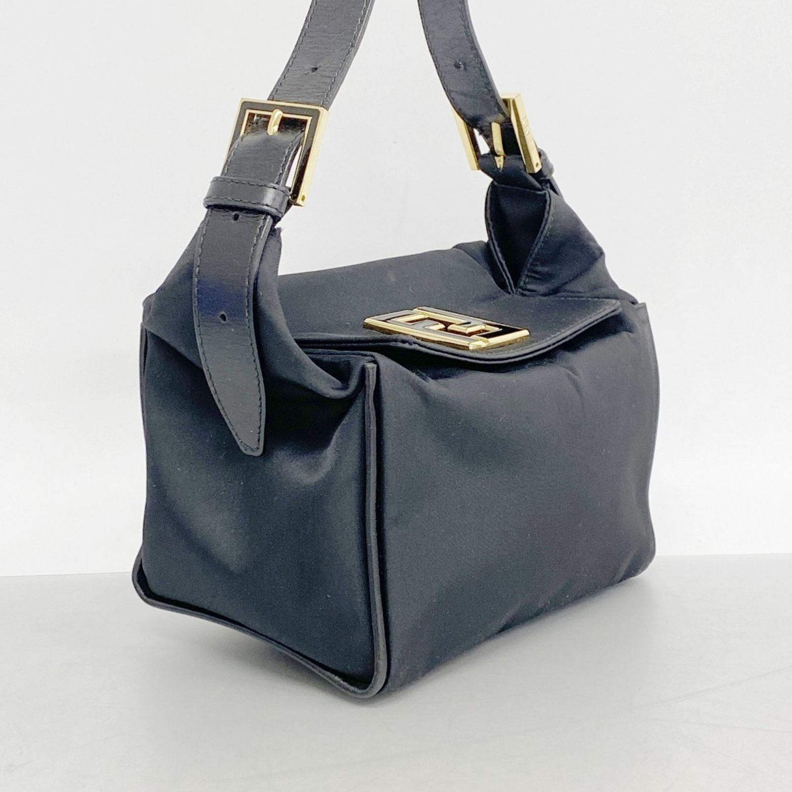 FENDI Handbag Nylon Black Women's From Japan thumbnail 24