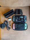 Nintendo Switch Handheld System Bundle Dock Joy-Cons Case Grip Cables Wi-Fi