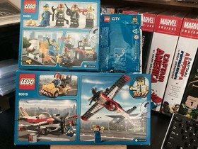 LEGO CITY: Stunt Plane (60019) Fire Starter 60088 And Police ATV Pouch NEW