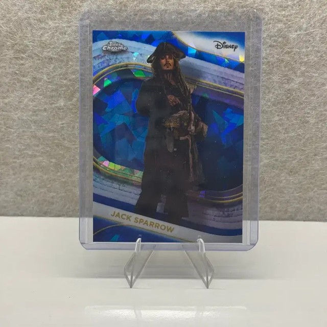 Disney Jack Sparrow Topps Chrome Card - Rare Collectible
