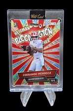 Fernando Mendoza 4/4 eBay 1 of 1 Bloomington Heisman Rookie Wild Card 
