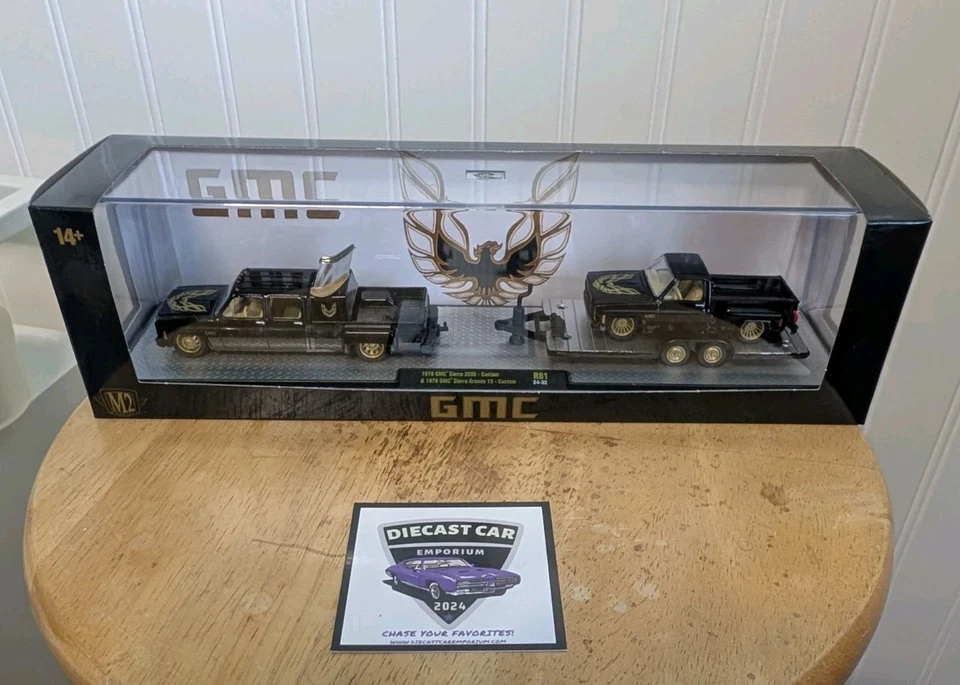 M2 Machines Haulers 1976 GMC Sierra 3500 & GMC Grande 15 Custom R81 Trans Am - Image 2 of 4