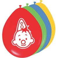 Folat - Bumba Clown Balloons - Multi Colors - 8 Pieces (Us Import)