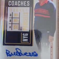 Panini 2020 Contenders Optic Coaches Ticket Autograph Bill Parcells Giants /10