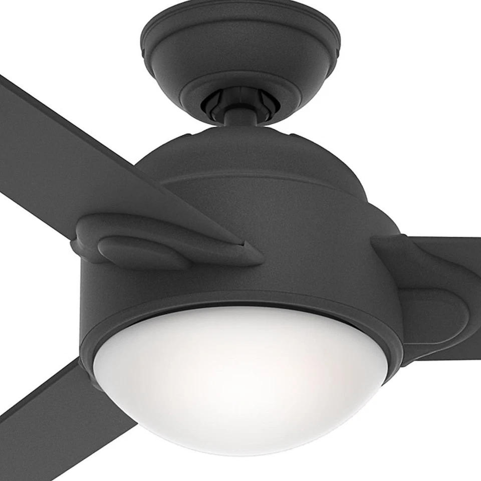 Casablanca Trident 54" Modern Ceiling Fan - Graphite, Remote, Light, TRIH-68 - Image 4 of 4