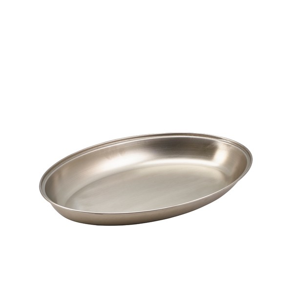 GenWare Stainless Steel Oval Vegetable Dish For Crockery Cutlery 35cm/14""