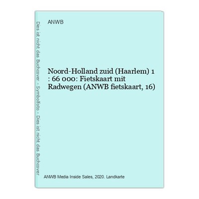 Noord-Holland zuid (Haarlem) 1 : 66 000: Fietskaart mit Radwegen (ANWB fietskaar