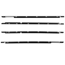 4PCS Front Rear Door Belt Moulding Weatherstrip Set For Toyota Camry 75710-33080