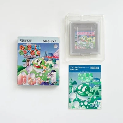 Bubble Bobble Junior GameBoy GB Nintendo Japan Import with box manual Cartridge - Image 1 of 4