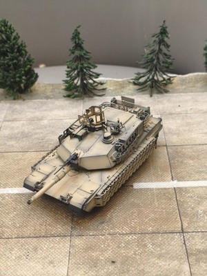3D-Printed 1/72 M1A2 Abrams SEPv3 Main Battle Tank Finished Model