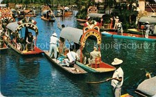 Xochimilco Typical flower decked boats floating gardens