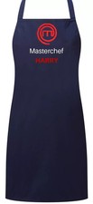 Embroidered  Masterchef apron with personalised name embroidered  cooking apron