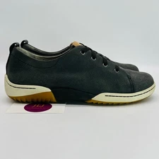 Dansko Women's Renae Black Leather Comfort Sneakers Size 39 EU/ 8.5-9 US