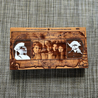 The Goonies Spitfire Labs Wooden VHS Art Con Batch 32/100 Limited Collectible