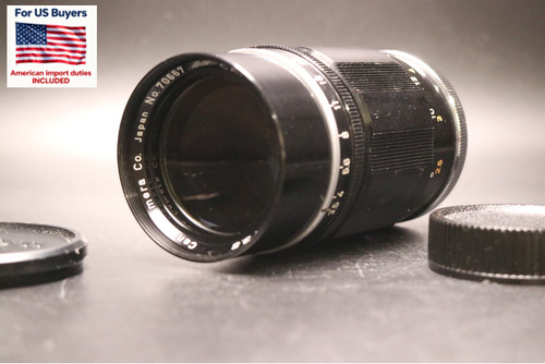 [Near MINT] Canon 135mm f3.5 Leica screw mount L39 LTM From JAPAN