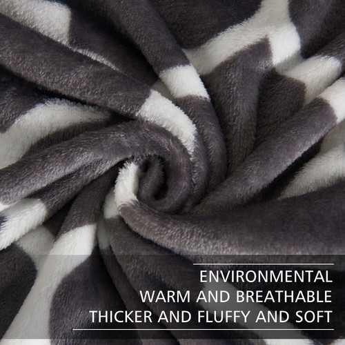Soft Warm Micro Plush Flannel Blanket Fleece Throw Rug Sofa Couch Cover Bedding - Picture 36 of 52