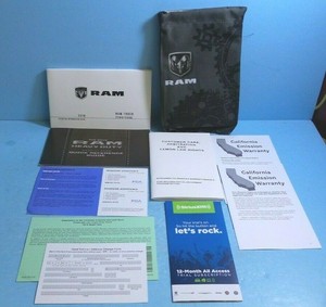 19 2019 Dodge Ram Truck 2500/3500 owners manual/essential information