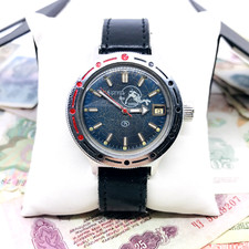 🤿 Amphibian Vostok Bubble diver Amphibia Vostok Watch 2416 1980s Service ⚓️