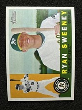RYAN SWEENEY #309 2009 Topps Heritage Oakland Athletics
