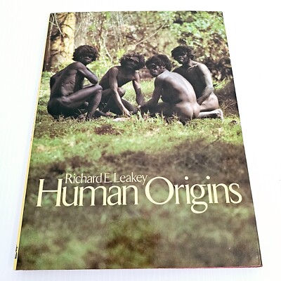 Human Origins Richard E Leakey Hardcover Evolution Anthropology Free Postage