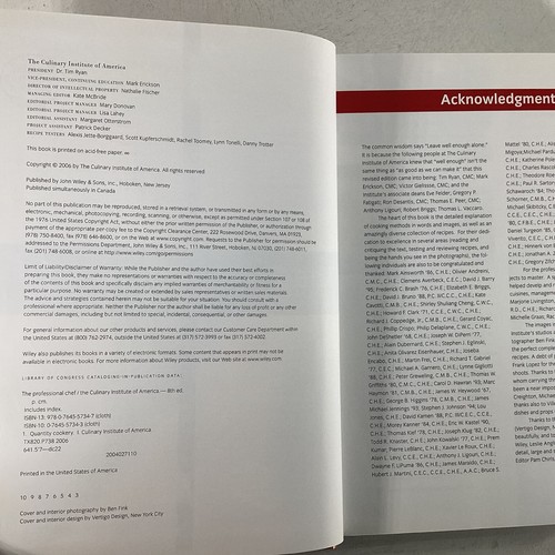 The Professional Chef by The Culinary Institute of America - HC Very Good - Picture 8 of 9