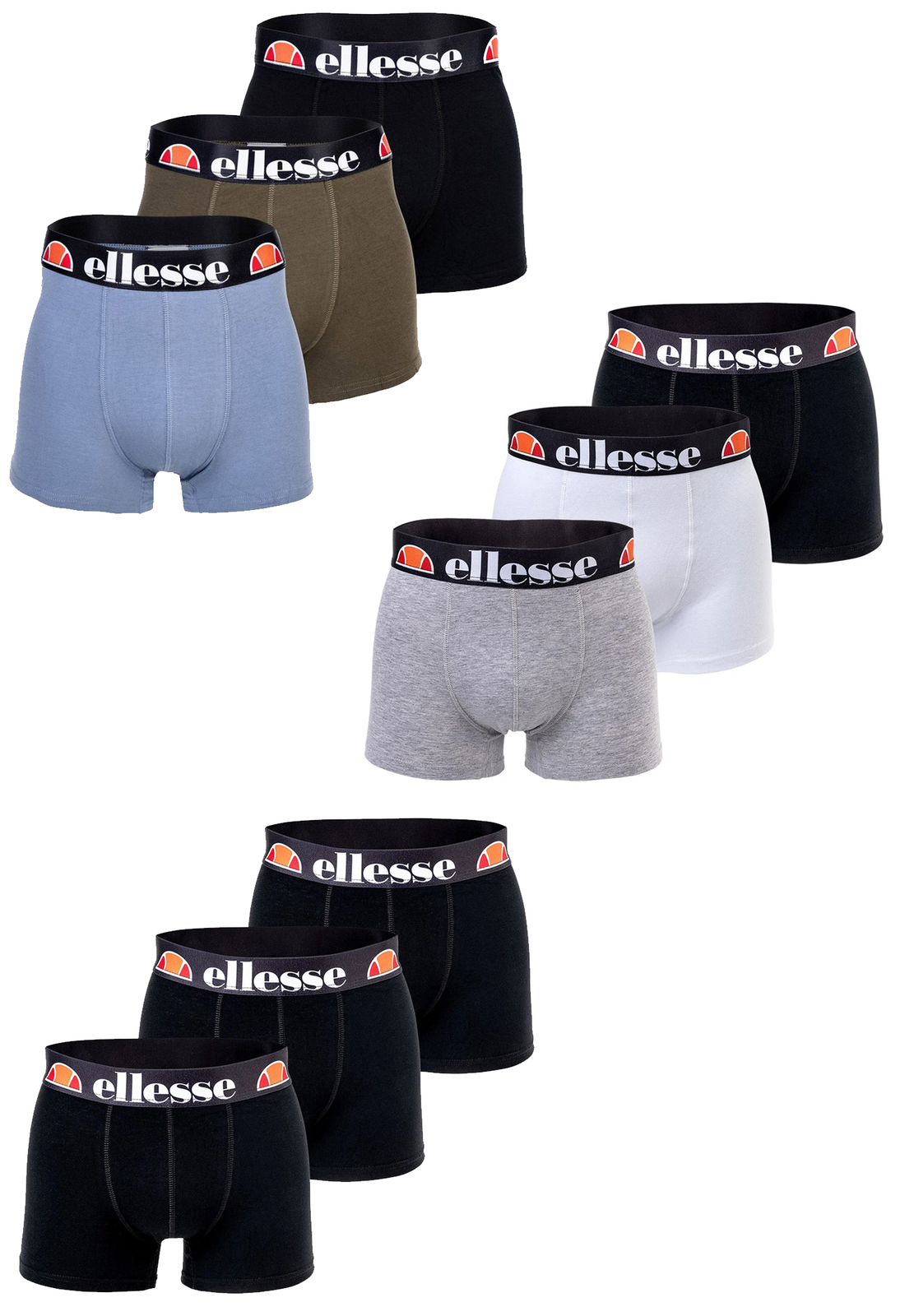 Ellesse Grillo Модные трусы-боксеры Herren Boxer Shorts 3P Unterwsche SBMA2207 2690₽
