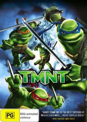 TMNT Teenage Mutant Ninja Turtles DVD Patrick Stewart, Laurence