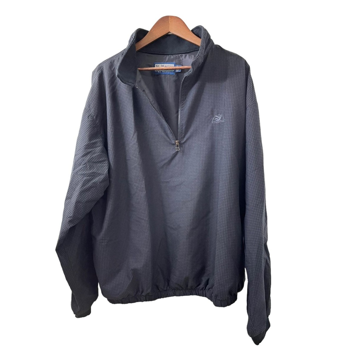 トップス interim VINTAGE FADE HALF ZIP INTERIM/VINTAGE FADE HALF ZIP COLLAR SWEAT SHIRT (SUMI)