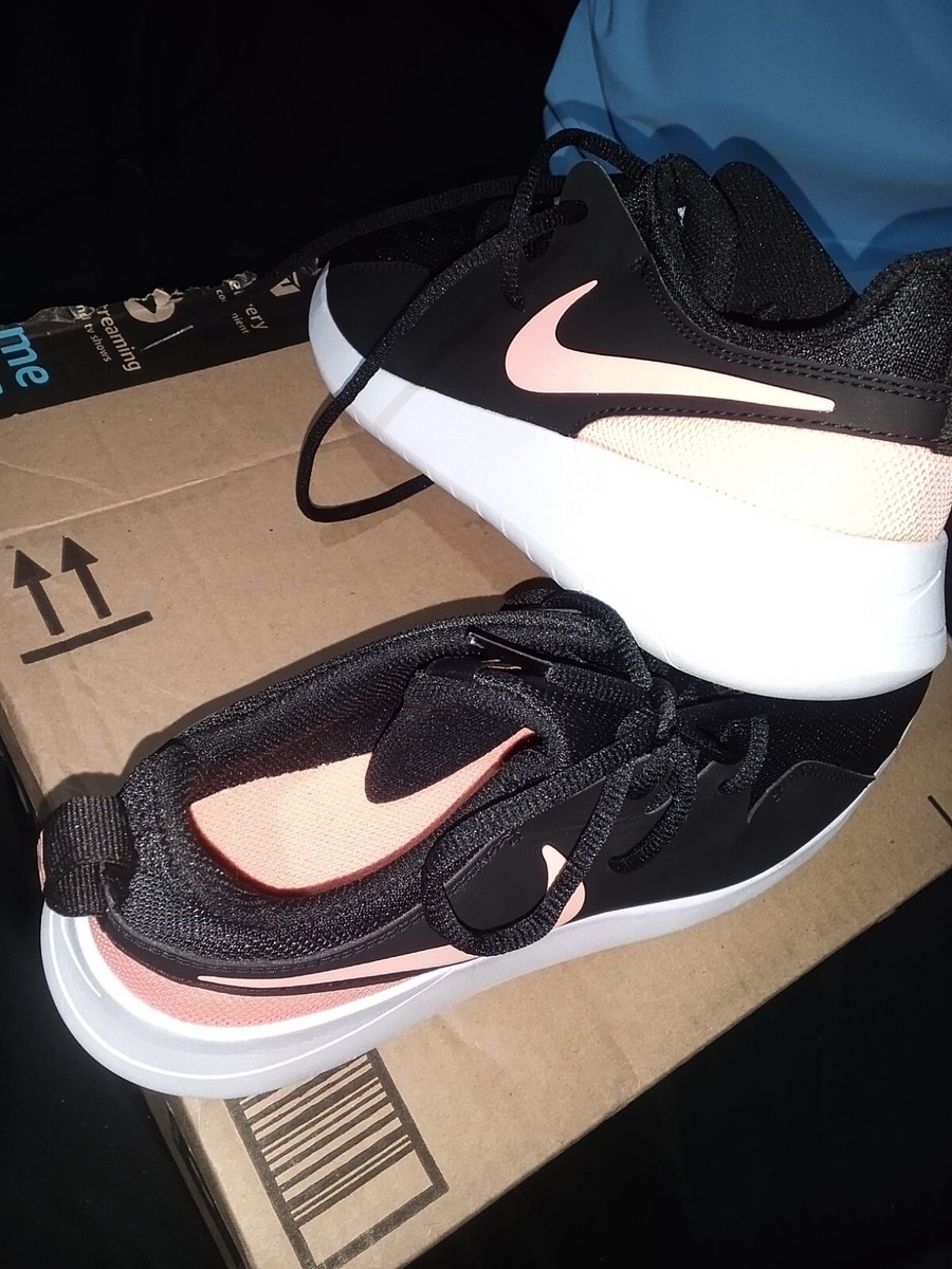 NIKE TESSEN GS BLACK ATOMIC PINK sneakers women's RUNNING