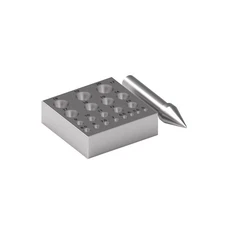 Round Punch Bezel Block Set with Size 5mm-20mm & 17 Degrees with 20 Holes