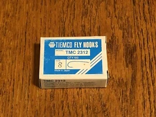 100 Tiemco Fly Tying Hooks, TMC 2312, Size 8