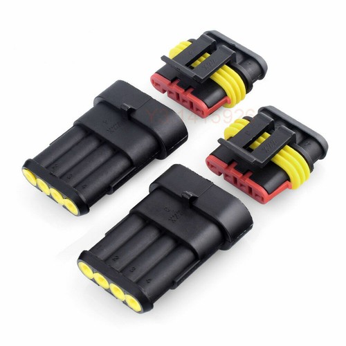 1 2 3 4 5 6Pin Way Seal Car Waterproof Electrical Wire Superseal Connector Plug - Picture 10 of 12