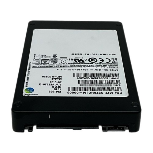 Samsung 3.84TB SSD SAS-3 12Gbps PM1633 Endurance 920GB/s write 37kiops - Picture 5 of 8