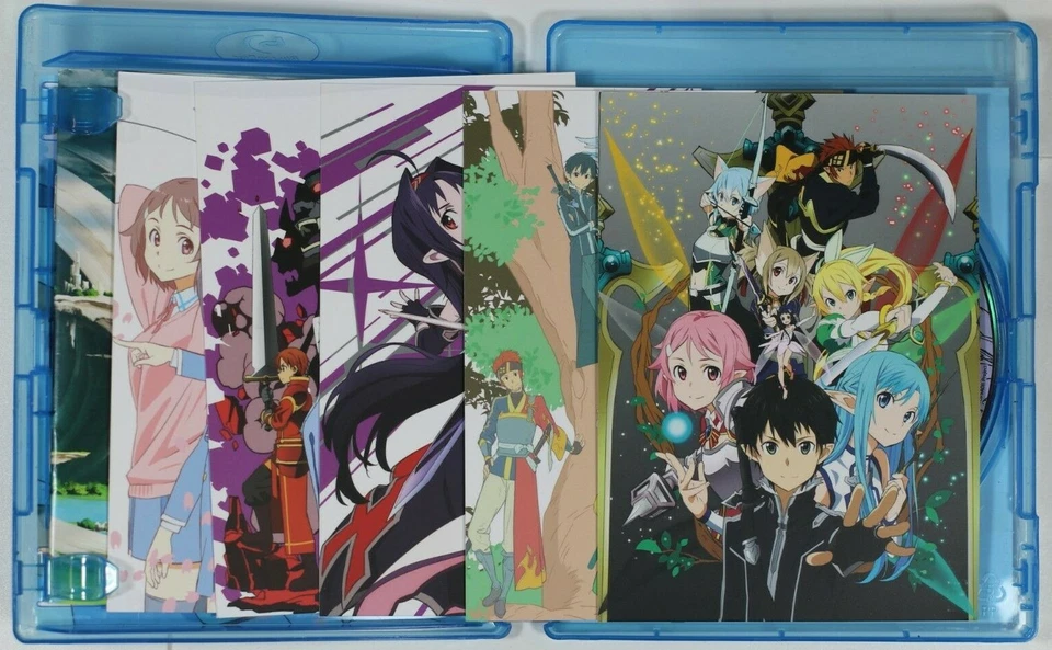 Sword Art Online 2 - Part 4 - W" Postcards + Booklet Region B - Preowned- (D858) - Image 2 of 3